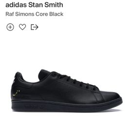 Adidas Stan Smith RAF Simons Core Black F34257