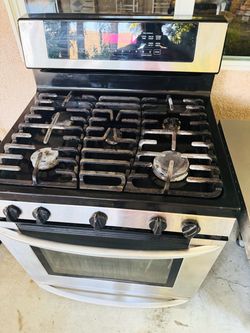 Stainless Steel (5) Gas Range Stove with Oven