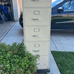 5 drawer file cabinet 