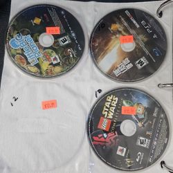 Various Ps2,Ps3 Games (DISK ONLY)

