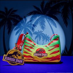 Jurassic Park 30th Anniversay "Life Finds a Way" LOUNGEFLY Crossbody bag