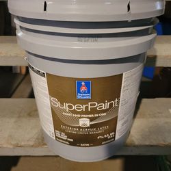 5 Gallons Of Super Paint Exterior Satin 