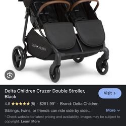 Delta Children Double Stroller 