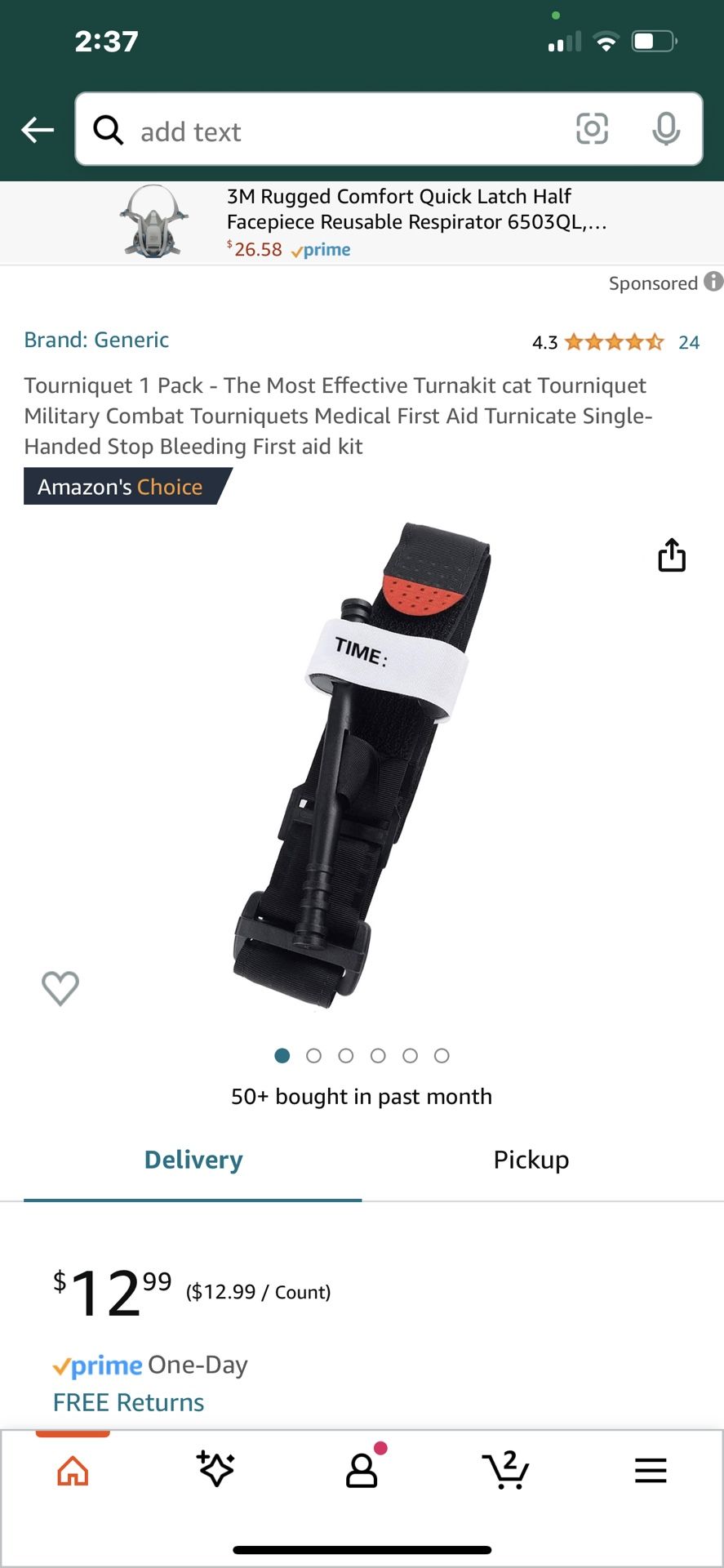 Tourniquet 1 Pack - The Most Effective Turnakit cat Tourniquet Military Combat Tourniquets Medical First Aid Turnicate Single-Handed Stop Bleeding Fir
