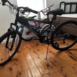 black 26” hyper havoc fs mtb