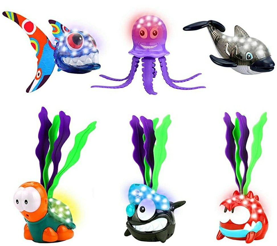 Light up pool diving toys