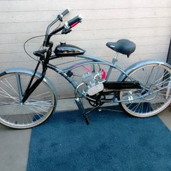 New 2 Stroke Motorized Bike 100cc.