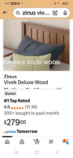 Queen Sized Platform Bed
