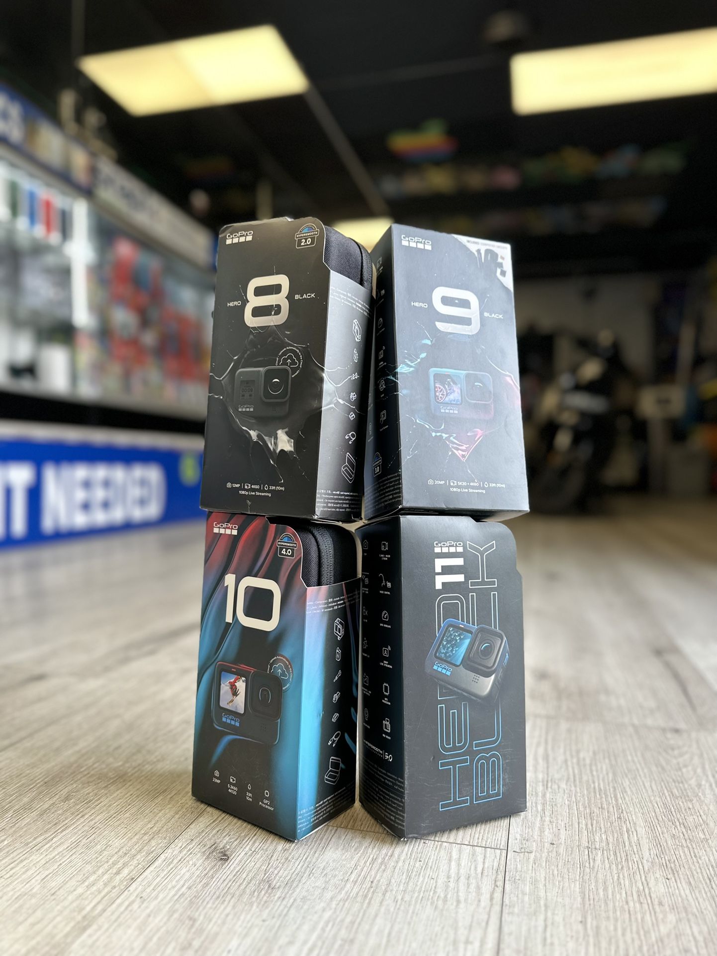 GoPro Hero 8, Hero 9, Hero 10 & Hero 11 Available
