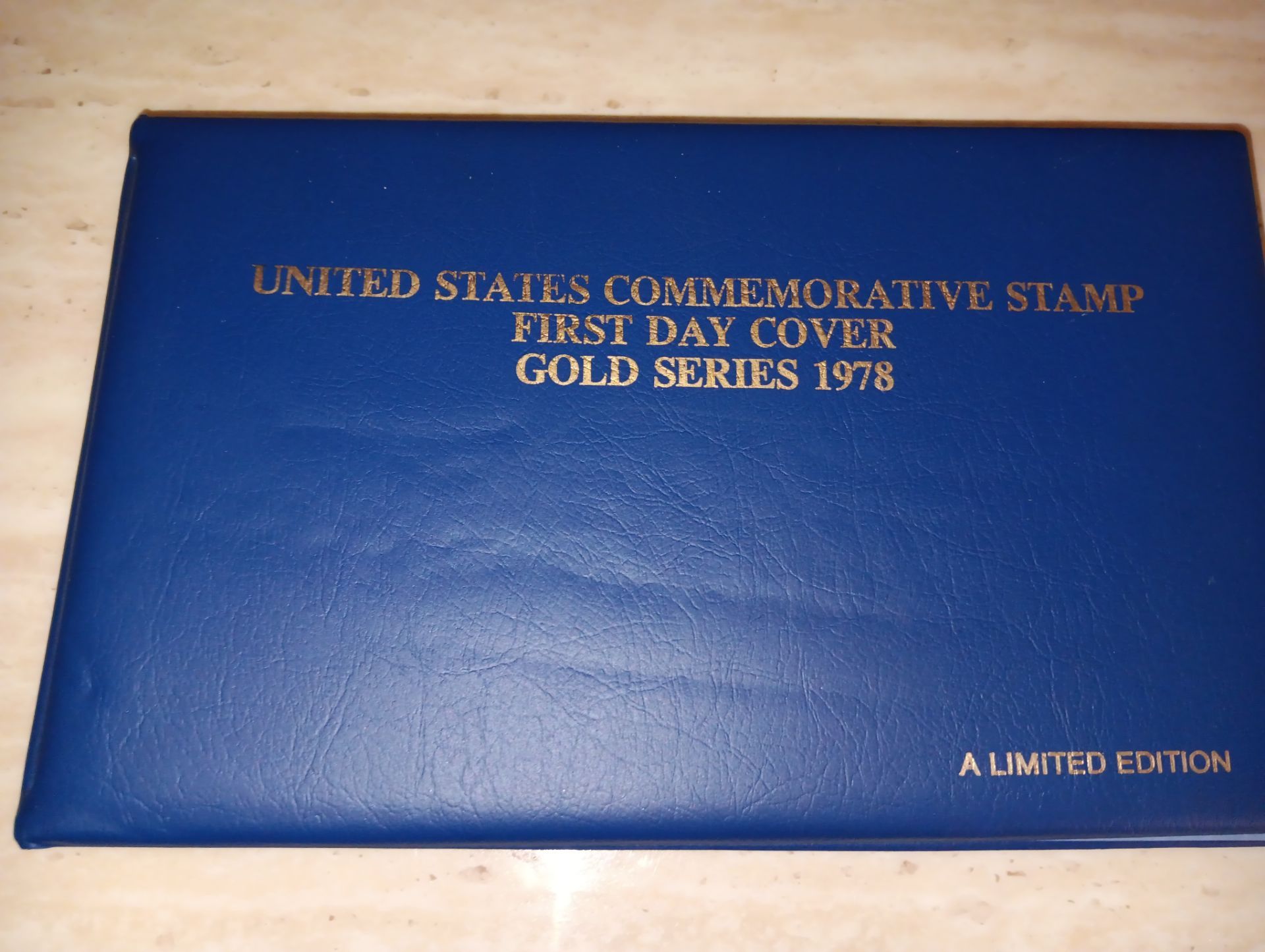 U.S. commemorative 1st day cover Gold Series 1978