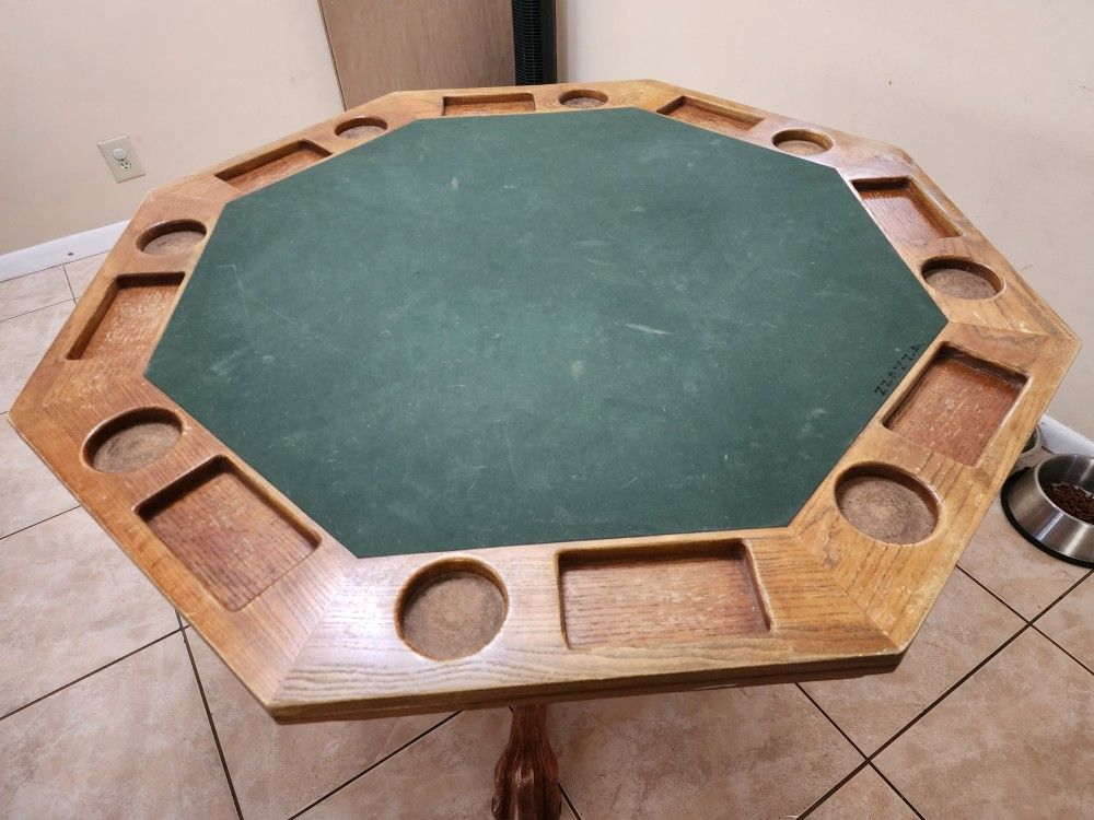 Octagon Poker Table 