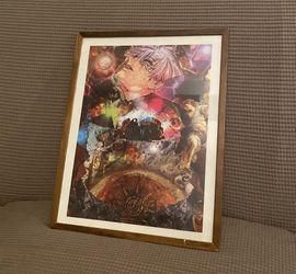 Helios. Ex Umbra In Solem. Original Artwork Framed Print. @itsnyron._ (IG)