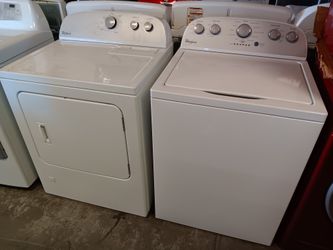 WHIRLPOOL TOP LOAD WASHER AND DRYER SET 