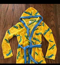 Butterfinger Nestle Plush Robe NEW