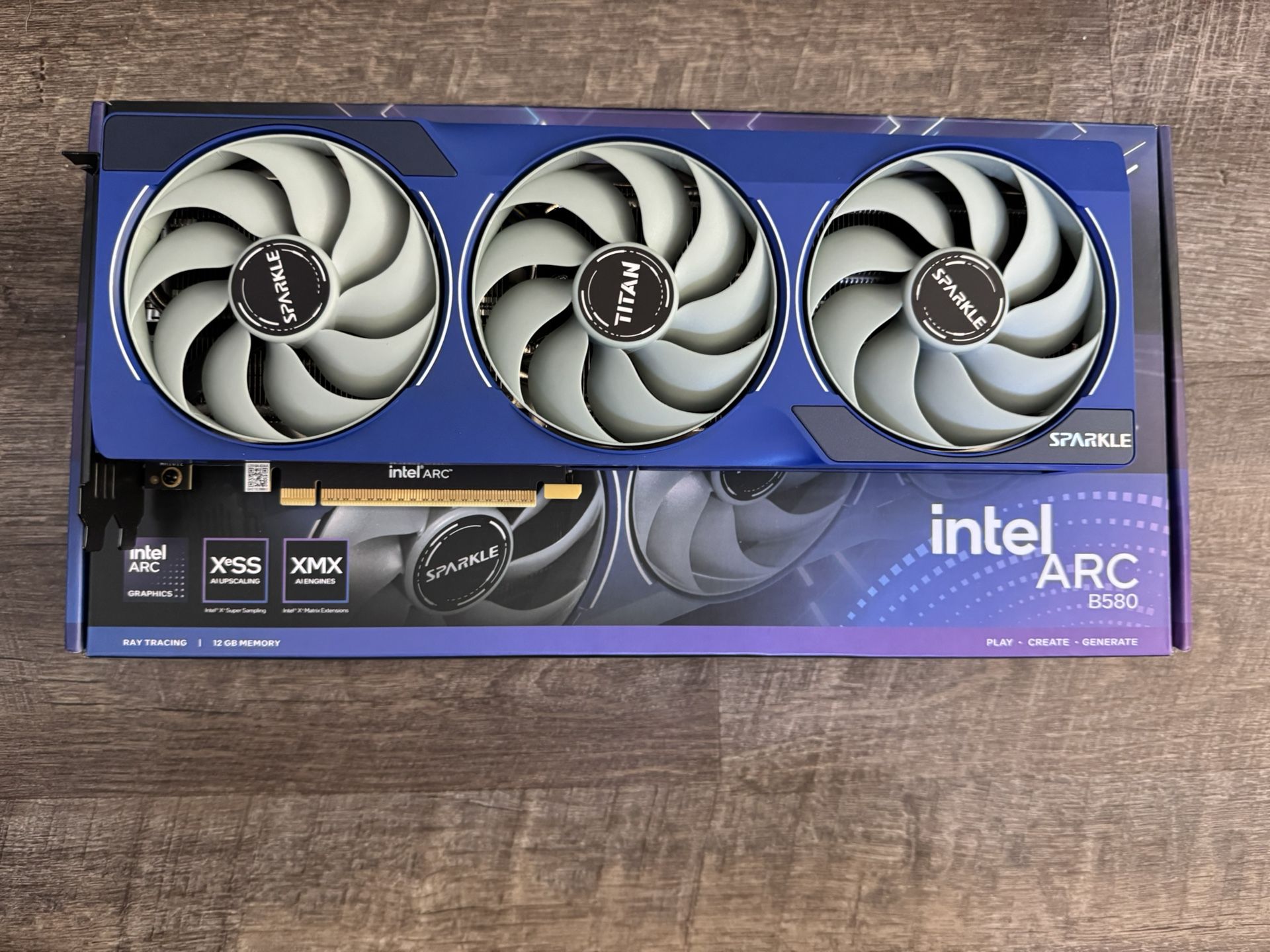 Intel SPARKLE B580 TITAN OC 12GB GPU graphics card