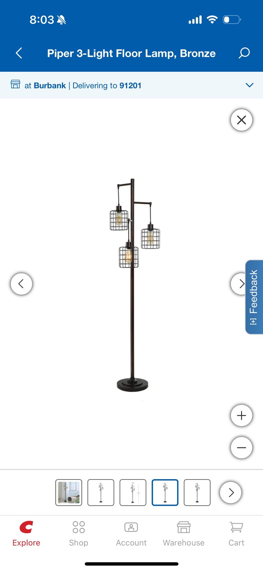 Piper 3 Light Floor Lamp