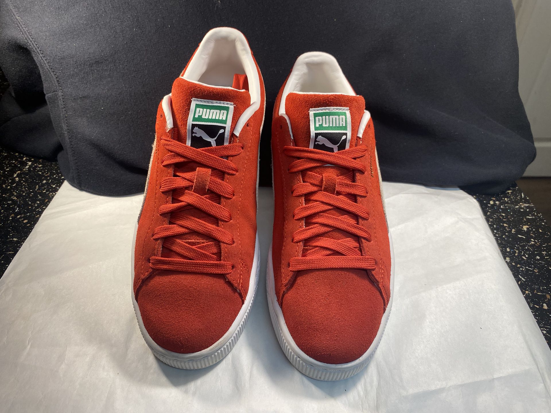 Brand New PUMA Red/White Suede Classic XXI Sneakers *Dm Me*