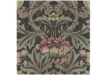 NEW! NEXTWALL Peel&Stick Wallpaper Rolls – Acanthus Flora Charcoal & Rosewood Model # NW41501 (Set of 2)
