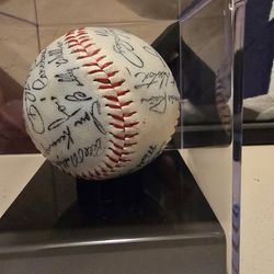 Team autograph ball from 1970's Chicago Cubs.