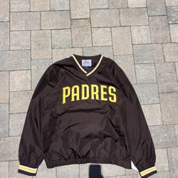 vintage padres windbreaker jacket