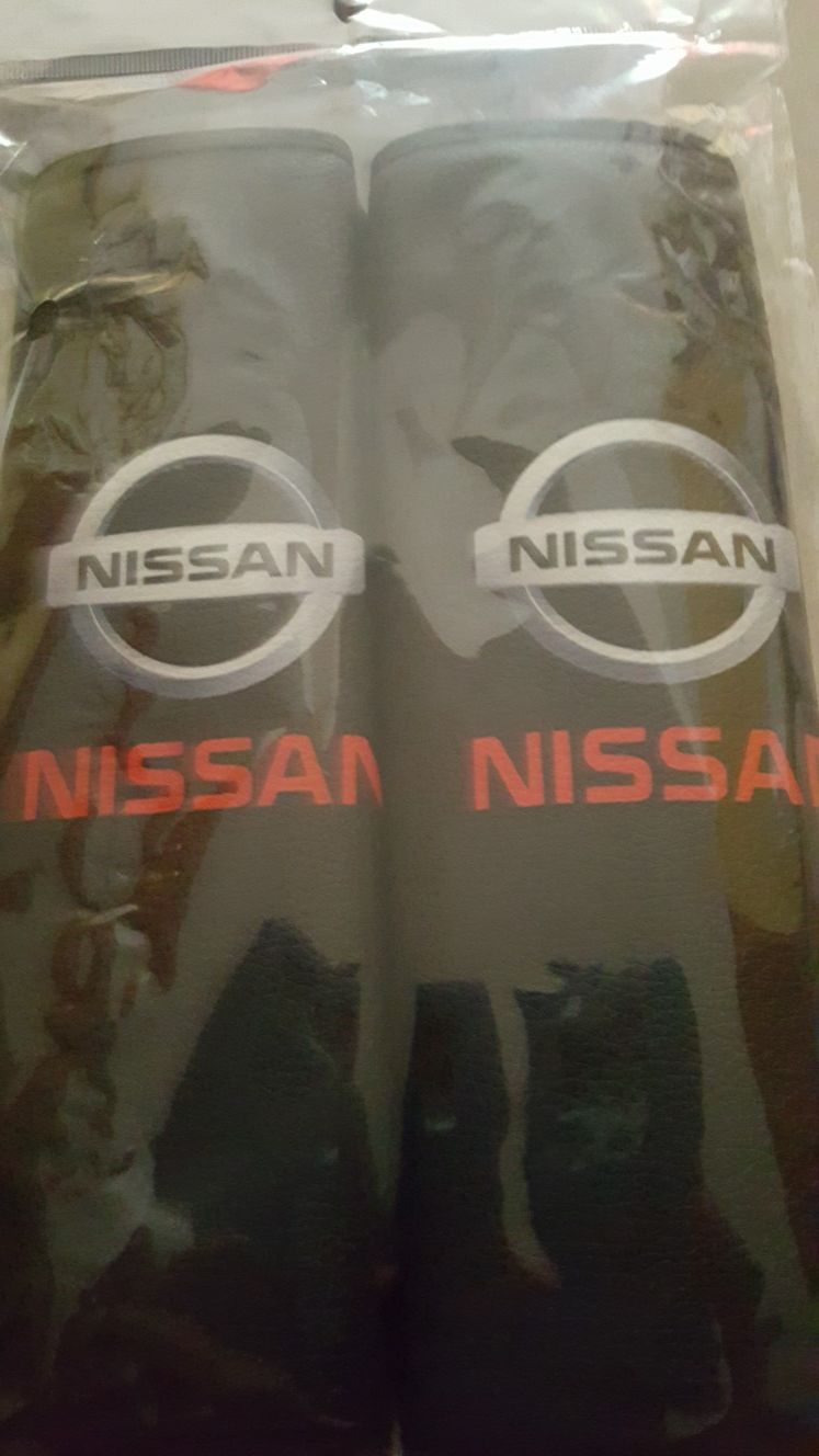 Seat belt covers Leather
