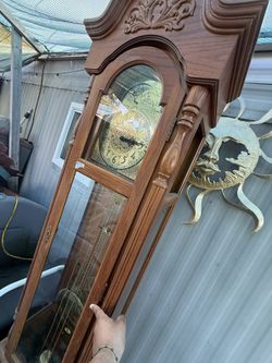 Ridgeway Lance Grandfather Clock Like New No Cracks Really Nice Piece Of Art ‼️‼️