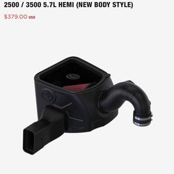 S&B cold air intake