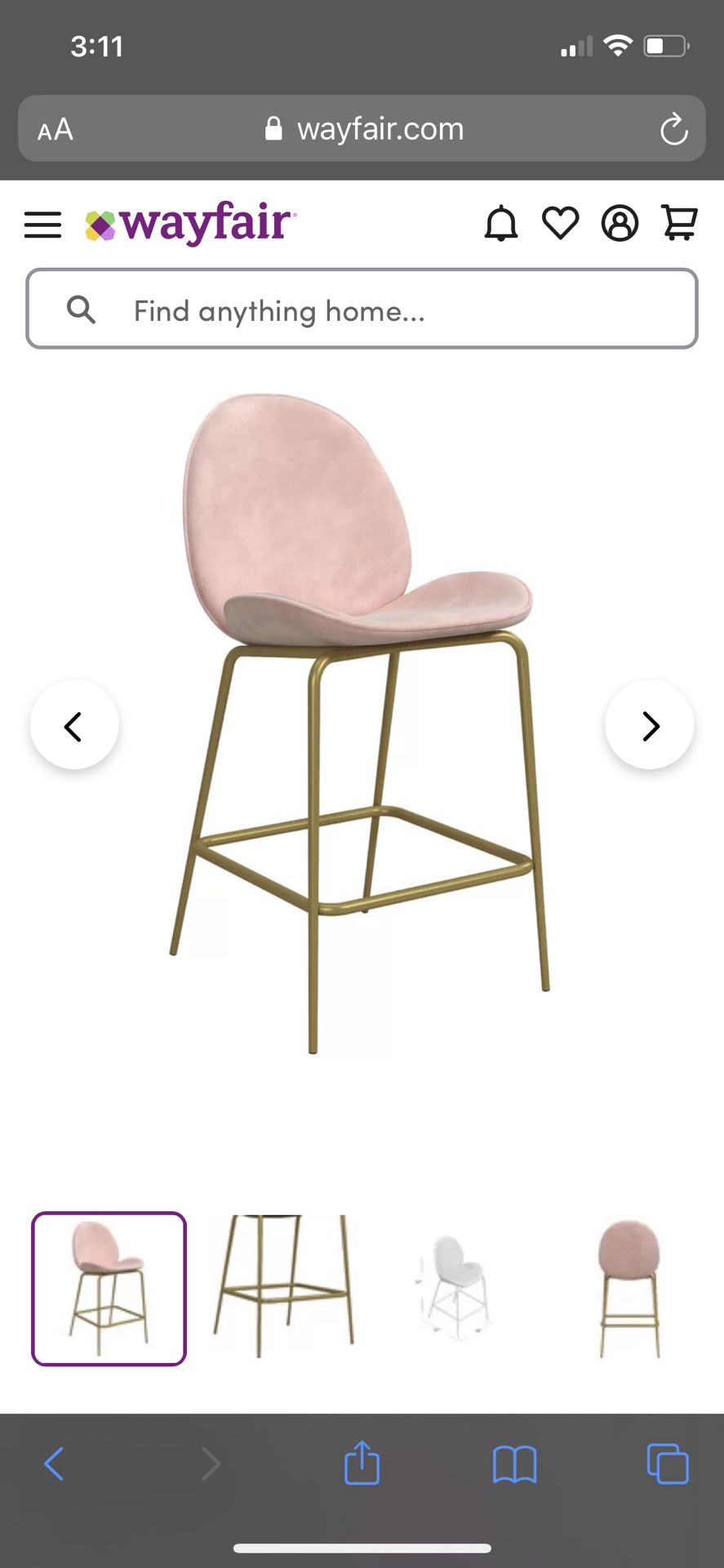 Astor 25" Counter Stool (set Of 2)
