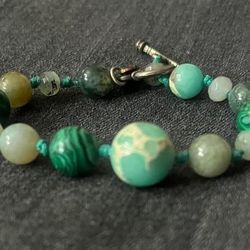 Funky Beaded Bracelet, Fun Colorful Jewelry