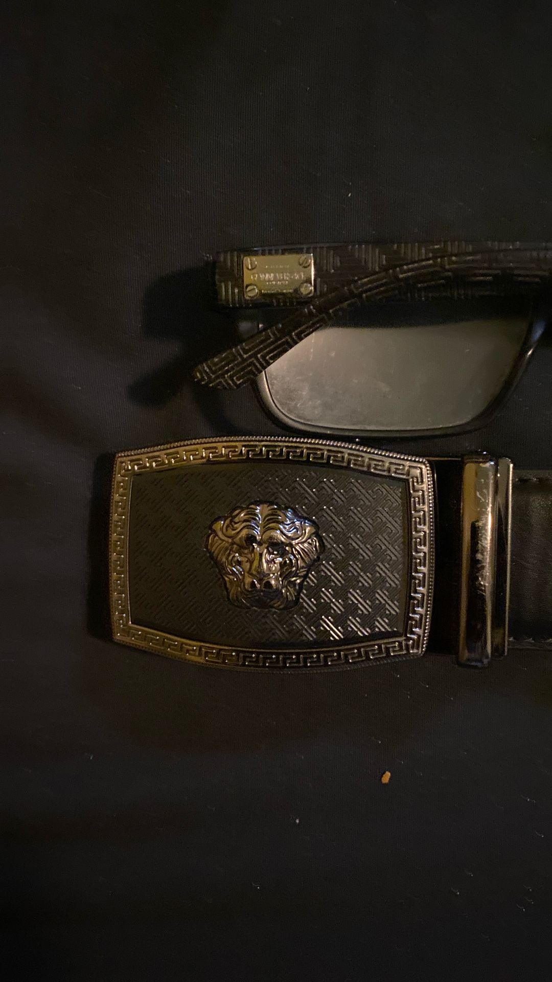 Versace Belt + Glasses