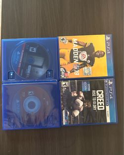 PS4 GAMES 5 EACH