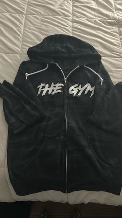 “THE GYM” Hoodie Full-zip -$5