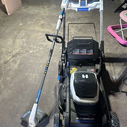 Lawn Mower And Weed Wacker 