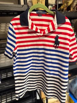 Polo Ralph Lauren Men's Classic Fit Striped Mesh Polo Shirt