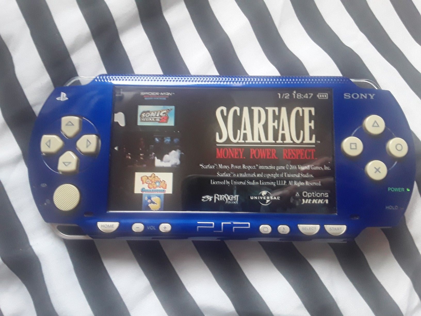 Blue * PSP * with 5,000 games !!!