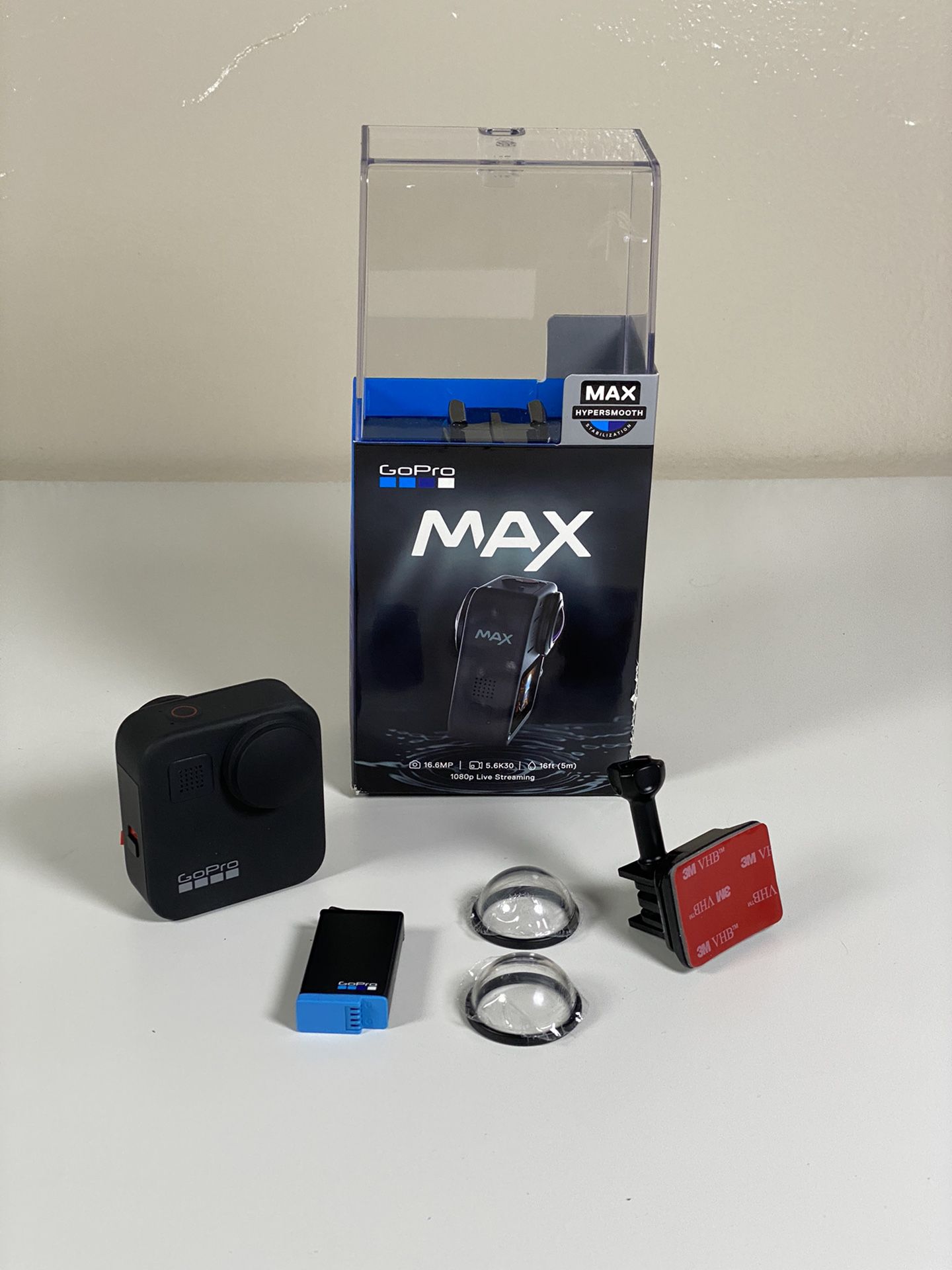 GoPro Max with accessories