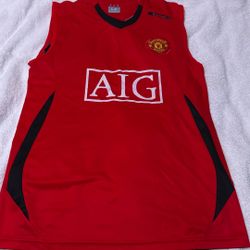 Manchester United Training Top Sleeveless LARGE