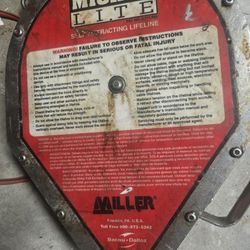 Miller MightyLite Self-Retracting Lifeline with Beamer 2000 Anchor