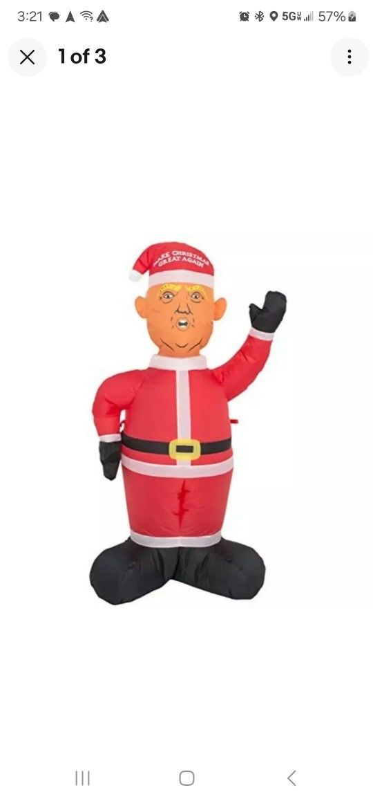 Make Christmas Great Again Truml Santa Inflatable