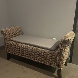 Rattan Bench 