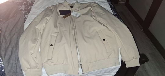 Men's beige jacket, large size
