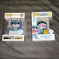 Funko Pop Stich With Record Player Stitch In Peoplemover