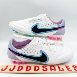 Nike Tiempo Legend 9 Elite AG Pro Soccer Cleats Baltic Blue FD0270-146 Men’s Sz 9  or 9.5