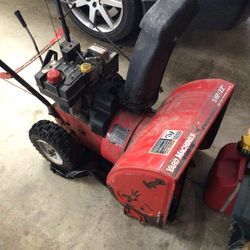 Older Yard Machines Electric Start 5HP Auger Snowblower