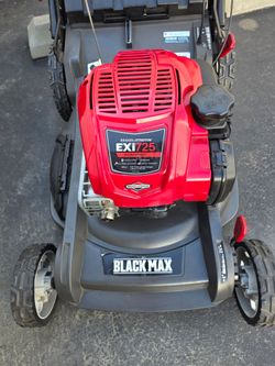 Black max mower