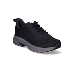 5 PAIR LOT - Athletic Works Men's Knit Walking Sneakers Size 10 Wide Black & Gray - New In Box