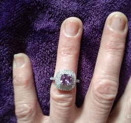 Lovely Purple Wedding Ring