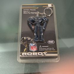 NFL Robot Action Figure Dallas Cowboys Keychain