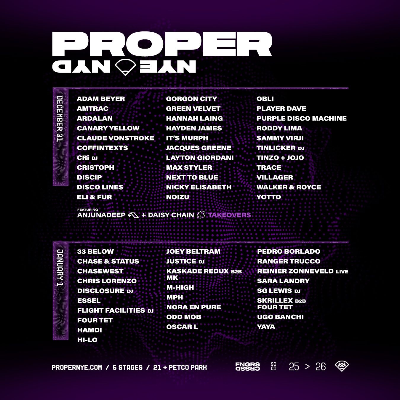 Proper 2025-2026 NYE/NYD 2-Day GA Ticket 