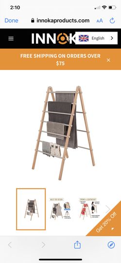 Laundry drying ladder